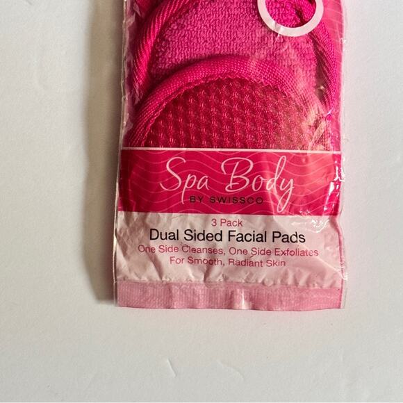 Spa Body Beauty Self-care Makeup Remover Scrub Dual Sided Facial Pads - Picture 1 of 6